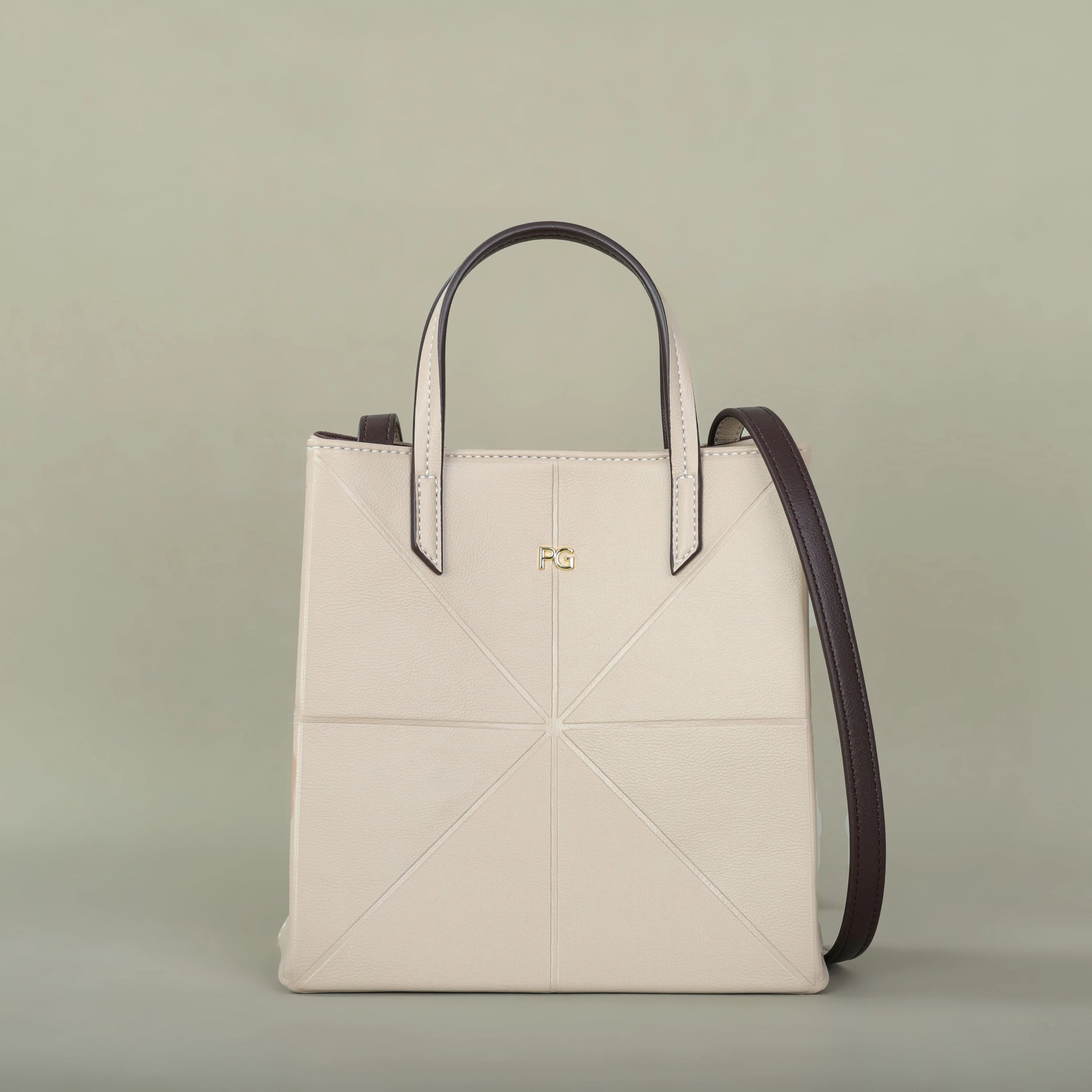 Women’s Classic Foldable Bucket Bag | Fashionable Geometric Crossbody & Shoulder Handbag | Casual PU Leather Letter Print Party Purse Luxegan