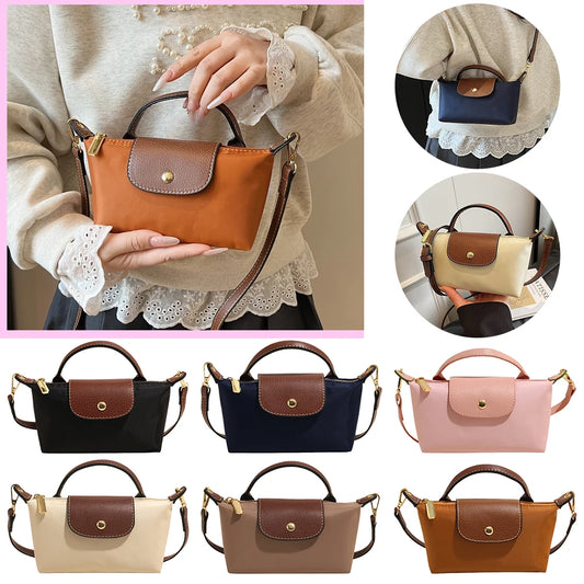 New Hot Sale Plaid Canvas Dumpling Bag | Crossbody Shoulder Bag & Lightweight Handbag Luxegan