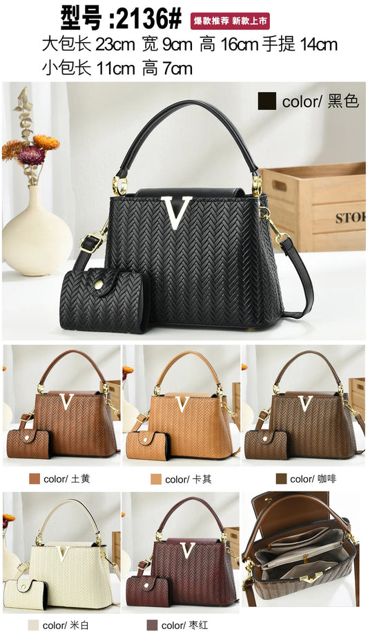 New Luxury Designer Shoulder Bag for Women | Large Capacity Fashion Crossbody Bag | Trendy PU Leather Square Handbag | Elegant Party Purse with Multi-Compartment Interior Luxegan