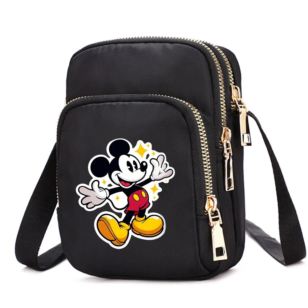 Mickey & Minnie Mouse Shoulder Bag | Cartoon Crossbody Handbag Luxegan