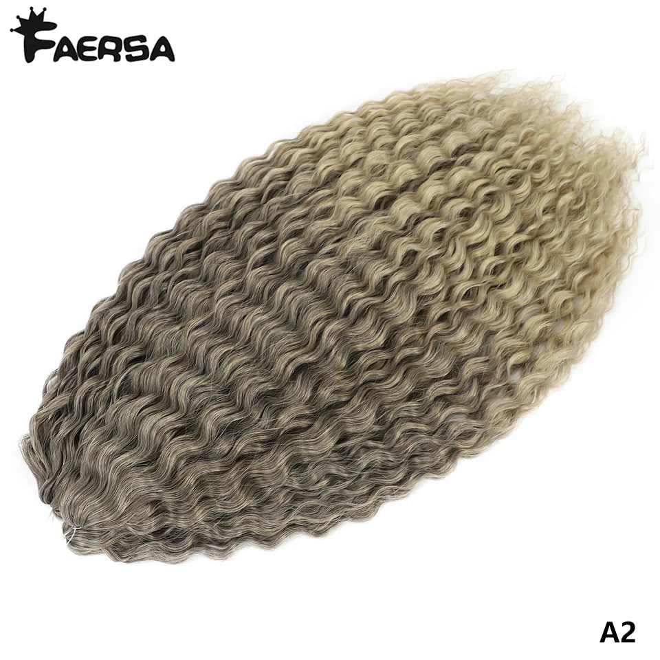 Water Wave Synthetic Crochet Hair | 22–30 Inch