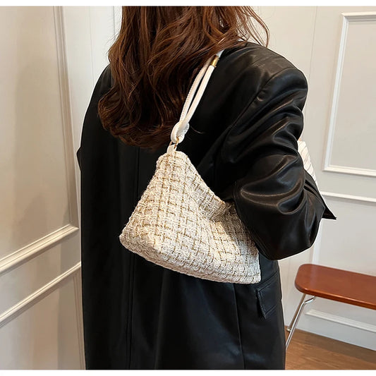 Luxury Designer Hobo Bag | Soft Hollow-Out Evening Clutch Luxegan