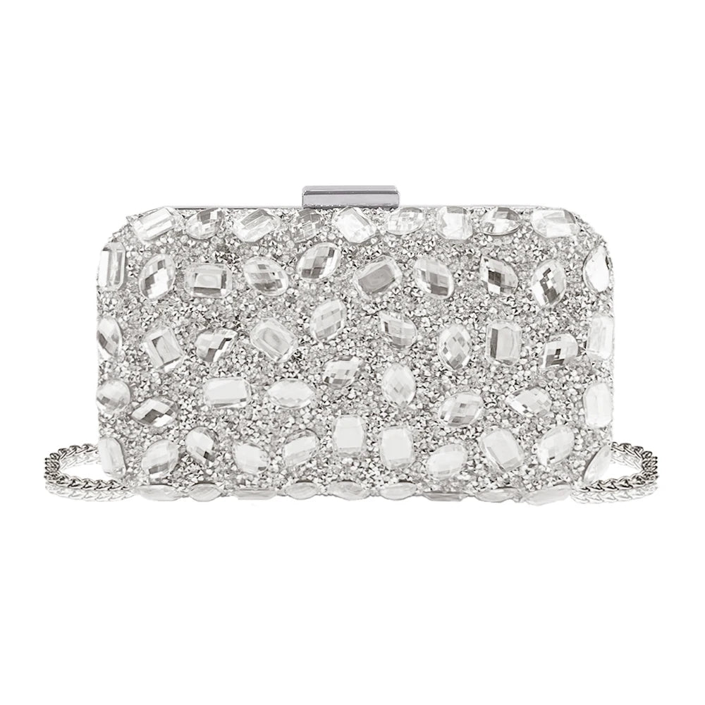 Rhinestone Evening Box Bag Set | Perfect Gift for Girls Luxegan