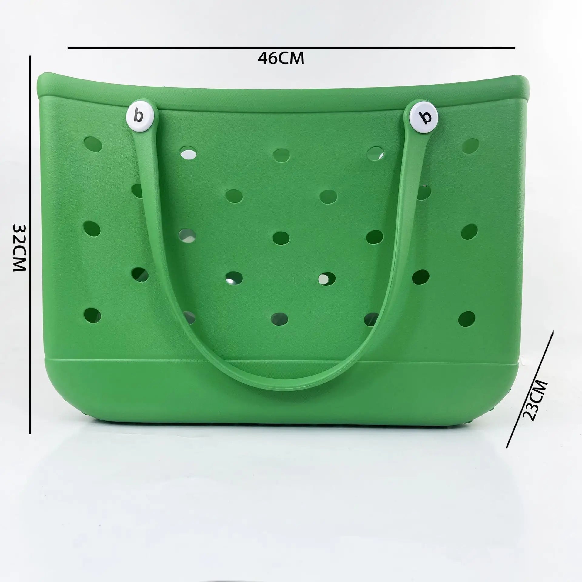 Beach EVA Bogg Bag | Rubber Waterproof Travel Tote Bag & Washable Handbag (For Sports, Beach, Market & Pool) Luxegan