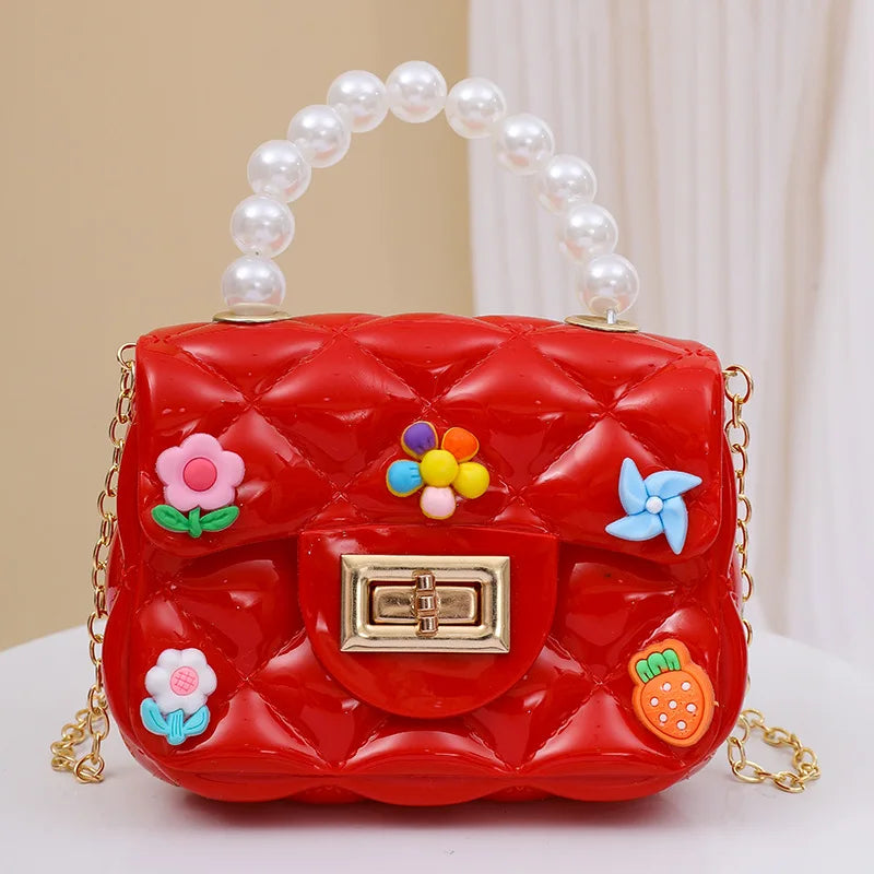 Barbie Fashion Women's Crossbody Bag | Mini Shoulder Bag, Mobile Phone Coin Purse & Cosmetics Storage Small Square Bag Luxegan