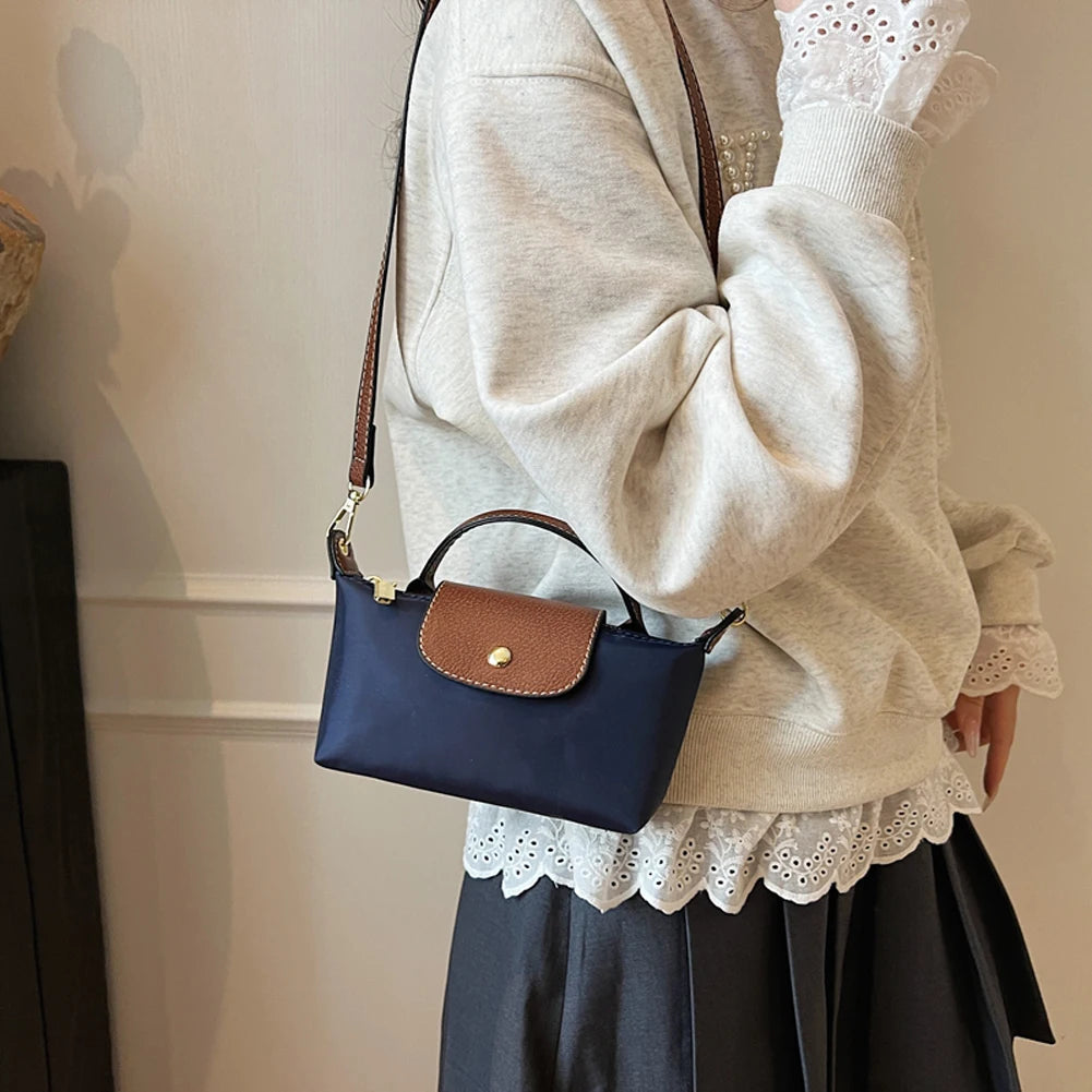 New Hot Sale Plaid Canvas Dumpling Bag | Crossbody Shoulder Bag & Lightweight Handbag Luxegan