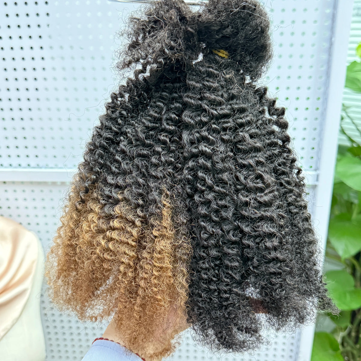 Nabi 4C Kinky Curly Micro Twist Human Hair – Crochet Braiding Hair for Black Women (30g/lot)