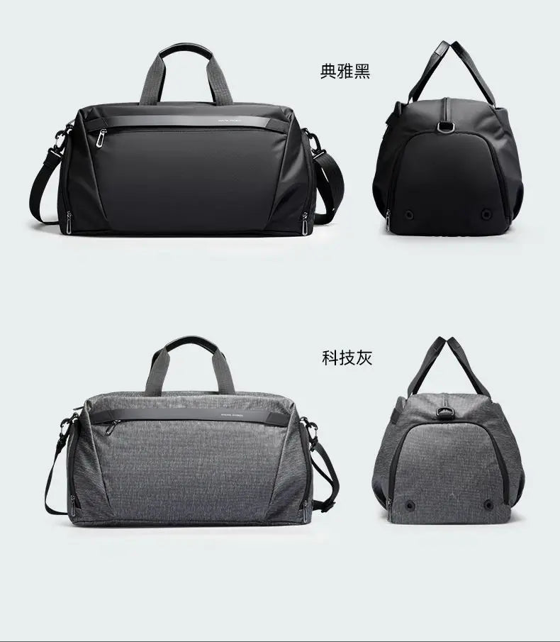 New High-Capacity Sports & Fitness Bag | Fashion Oxford Travel Duffle & Luggage Bag | Waterproof One-Shoulder Crossbody for Men & Women | Versatile 50cm Weekend Carryall Luxegan