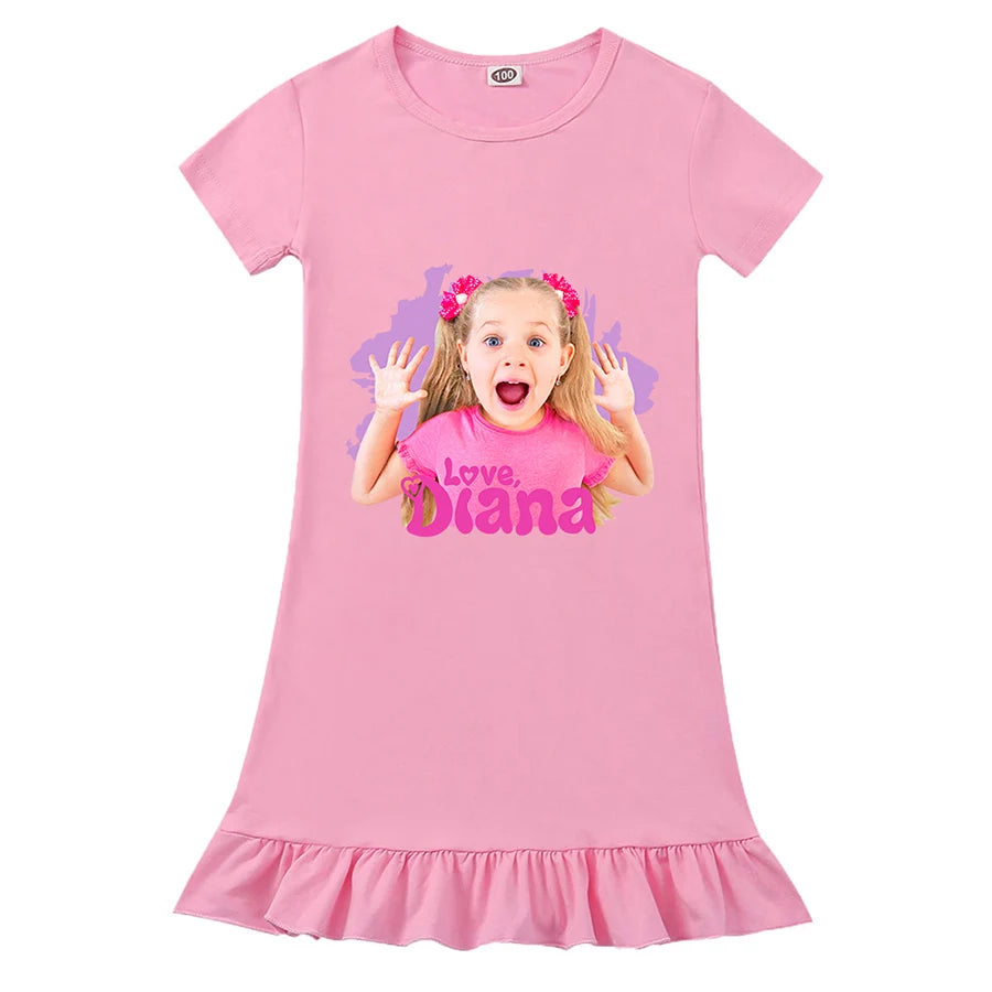 Diana and Roma Party Dresses for Girls Dress Baby Girls Clothes Princess Dress Girl Single Suits and Cut Fashion for Babies