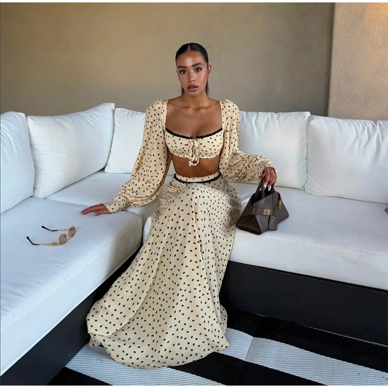 Fashion Women's Printed Ruffled Dress Elegant Short Sleeve Female V Neck Maxi Dresses 2026 Summer Elegant New Lady Vestidos