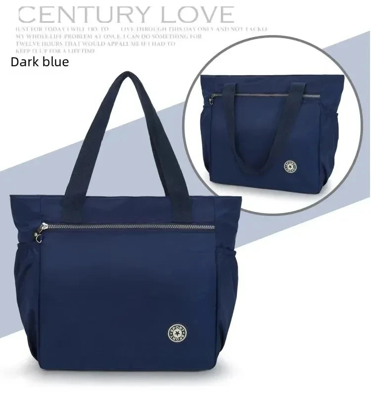 Waterproof Oxford Travel Duffle | Large Capacity Women’s Weekend Bag | Fashion Versatile Shoulder Tote & Shopping Bag (Bolsa De Viagem) Luxegan