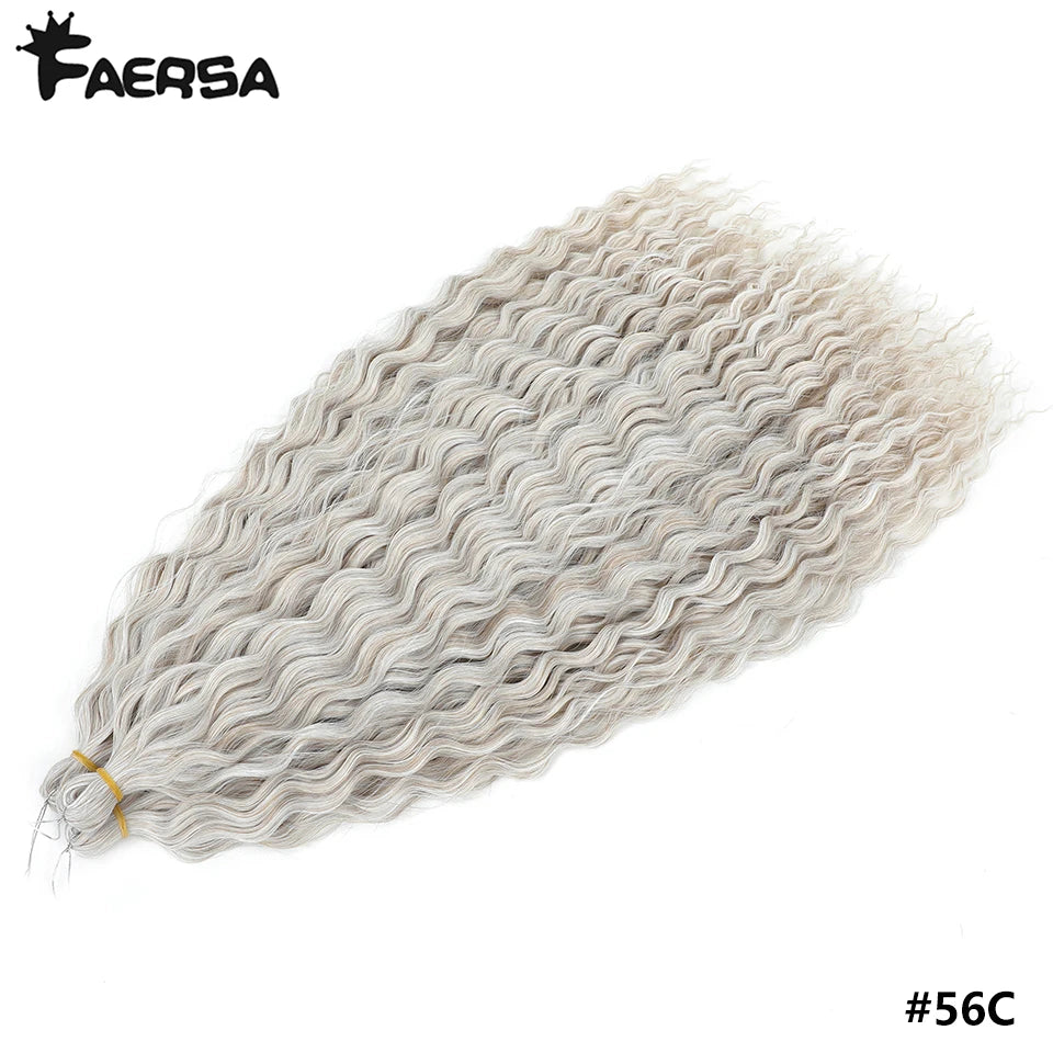 Water Wave Synthetic Crochet Hair | 22–30 Inch