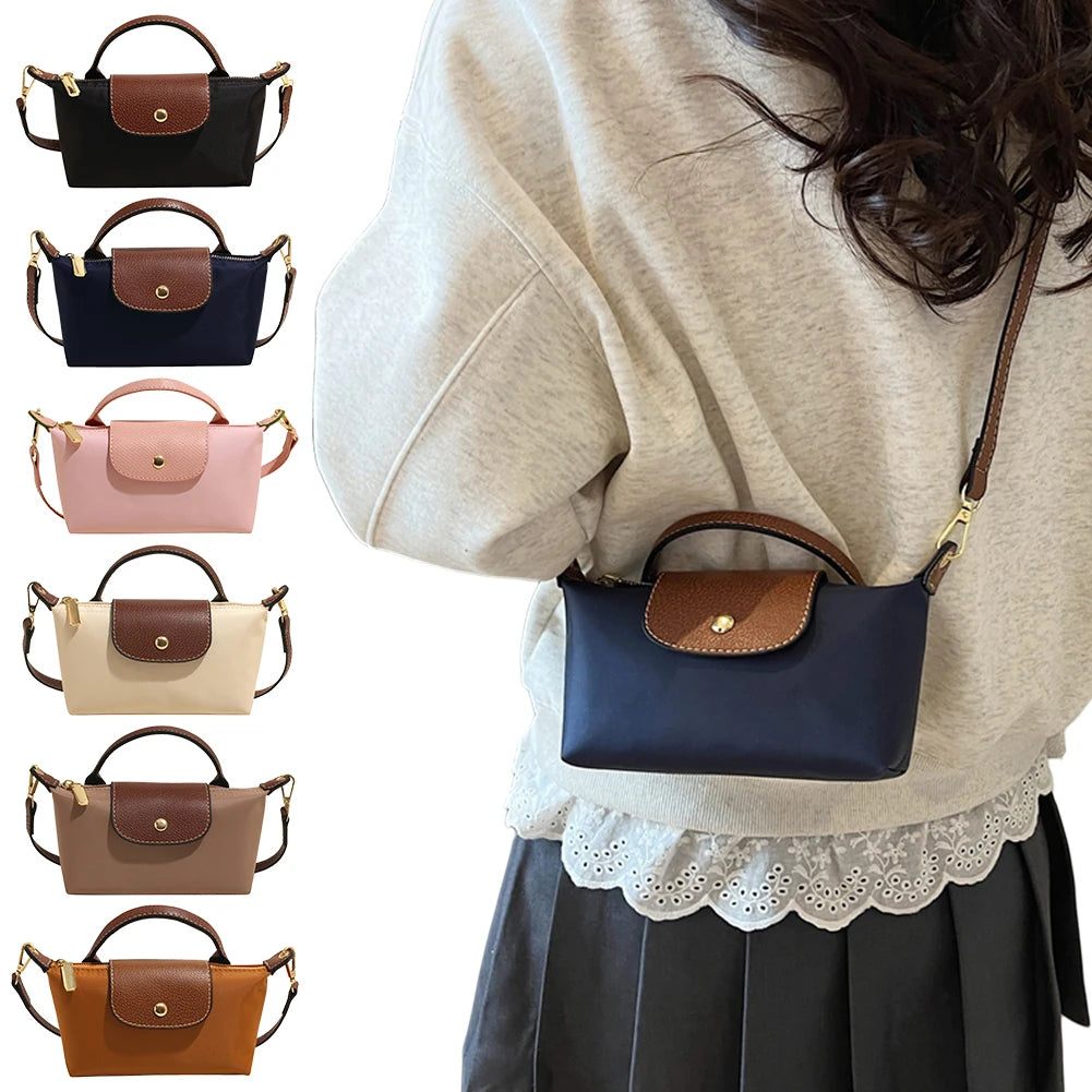 New Hot Sale Plaid Canvas Dumpling Bag | Crossbody Shoulder Bag & Lightweight Handbag Luxegan