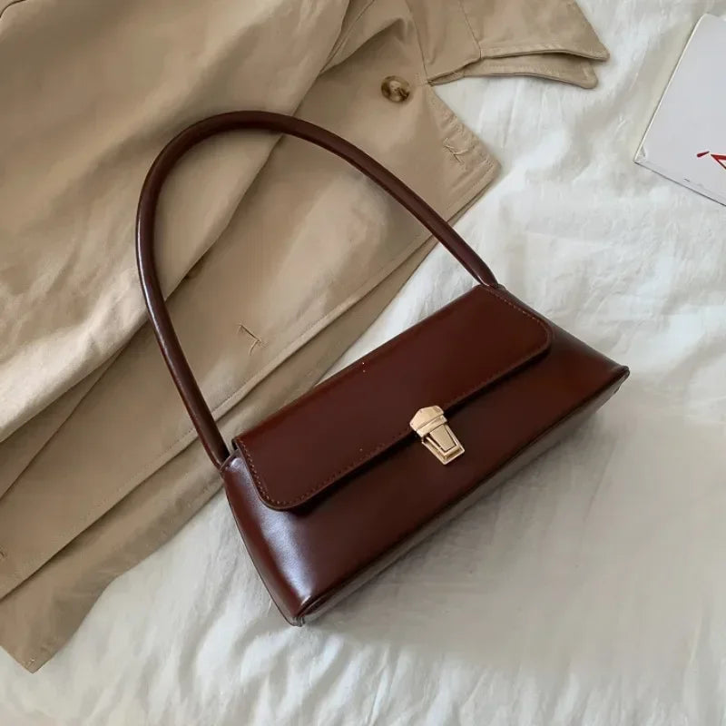 Luxury Brand Crossbody Bags for Women | Fashion Design Underarm & Woman Shoulder Bag (Female Handbag & Purses, Solid Color) Luxegan