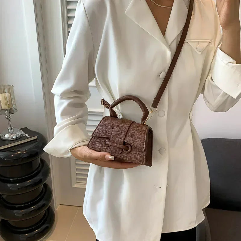 Mini Crossbody Bag | Trendy Niche Shoulder Purse Luxegan