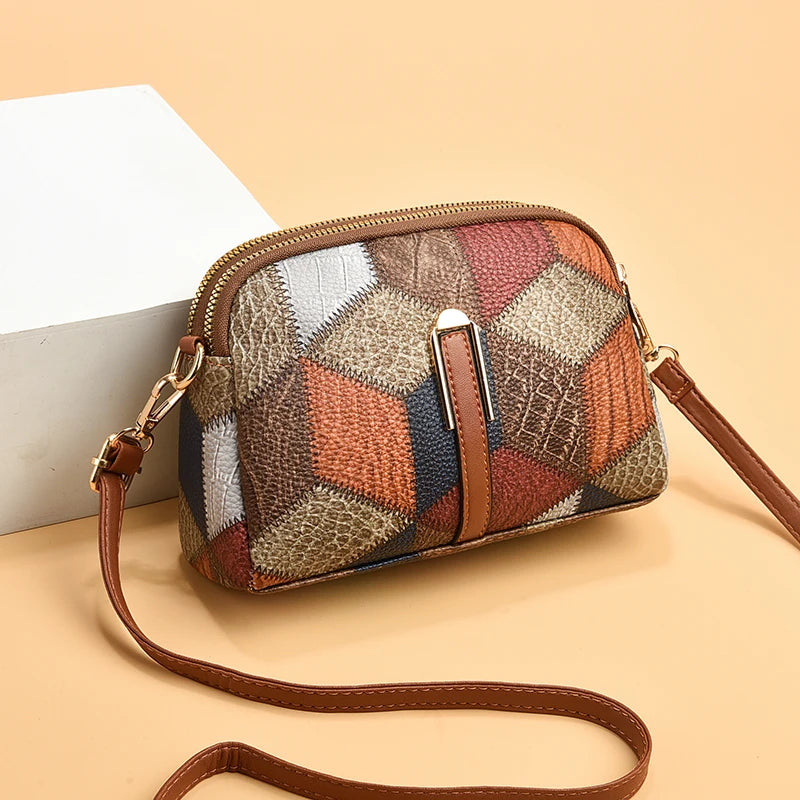 Trendy Printed Shell Bag | Casual Crossbody & Shoulder Purse Luxegan