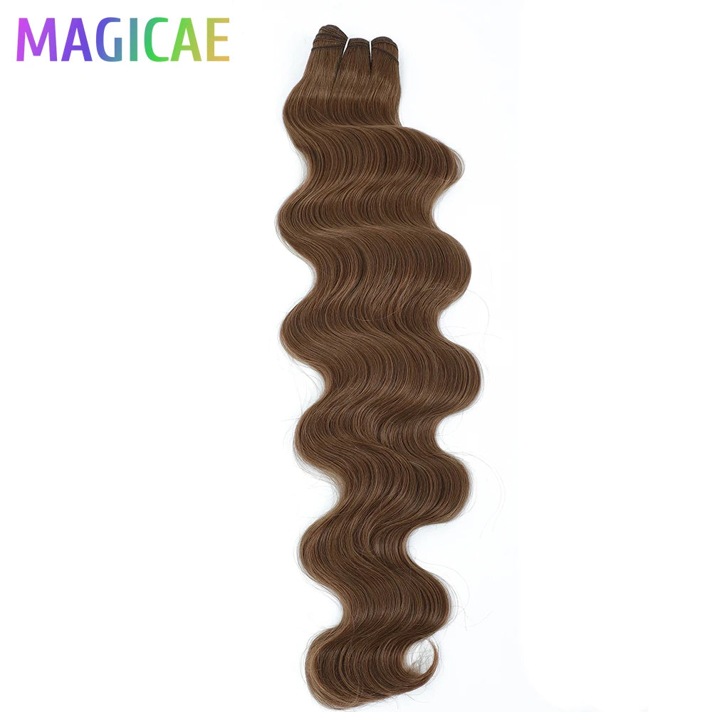 Body Wave Hair Extension Bundles – 26" & 30" | High Temp Fiber