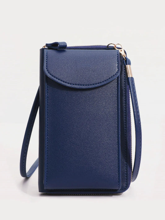 Multifunctional PU Leather Cellphone Crossbody Bag Luxegan