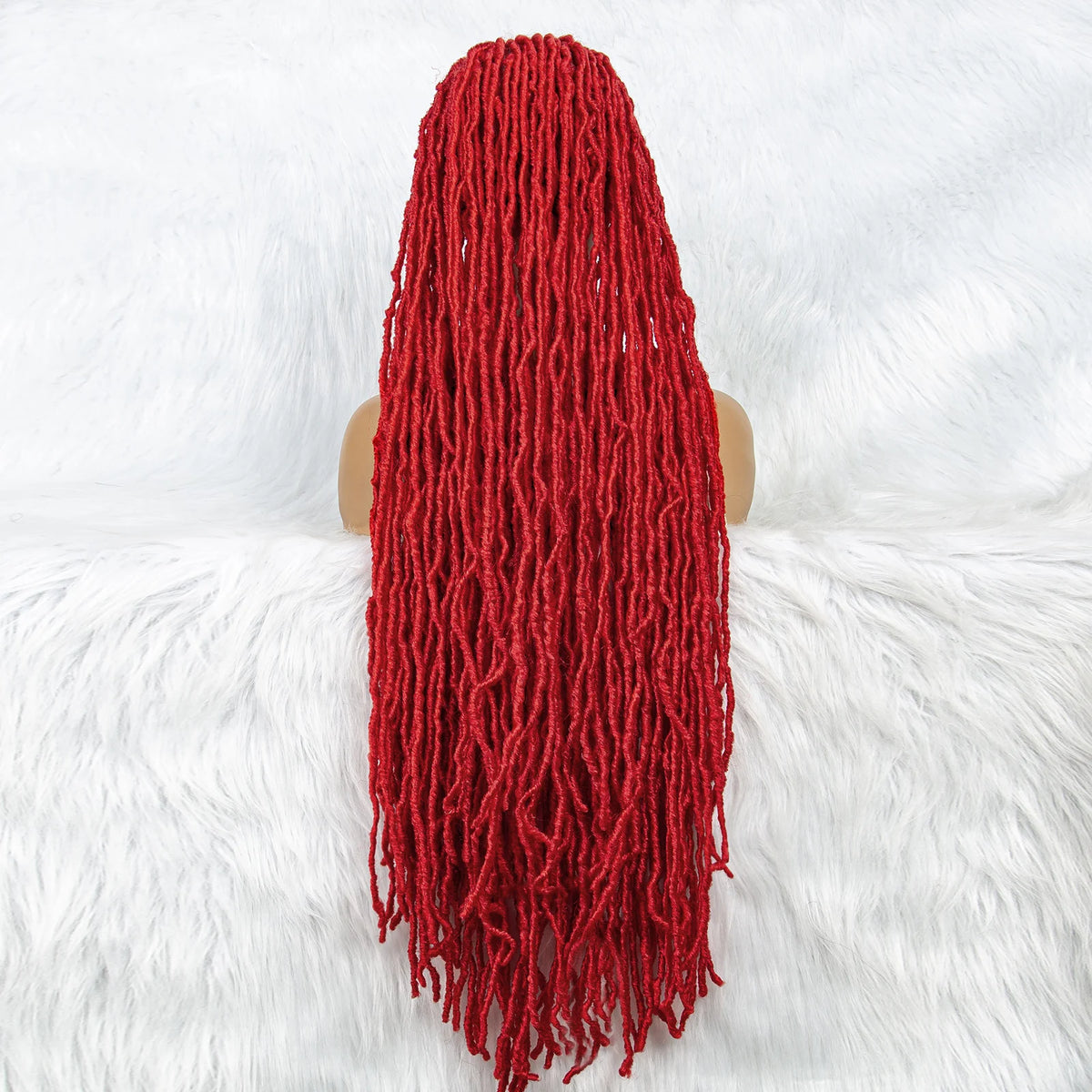 Pink & Blue Braided Wig | Full Lace Butterfly Locs & Dreadlocks