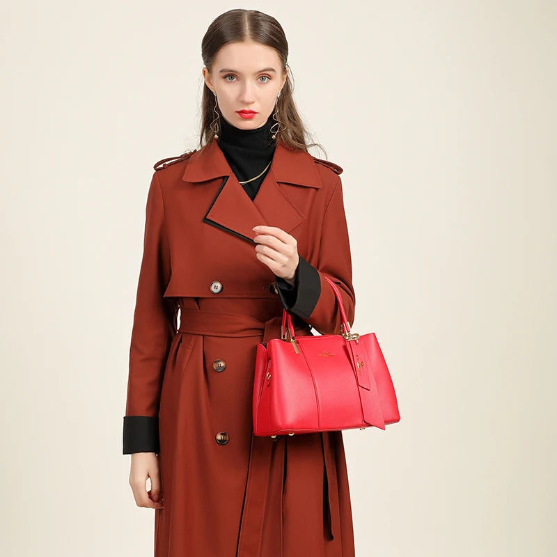 Luxury Fashion Print Crossbody Tote | Soft Large Capacity Shoulder Bag Luxegan