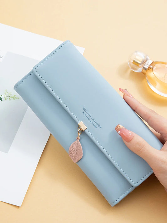 Hot Selling Spring and Summer New Women's Bag | Japanese and South Korean Small Fresh Leaf Pendant Three-Fold Bag Luxegan