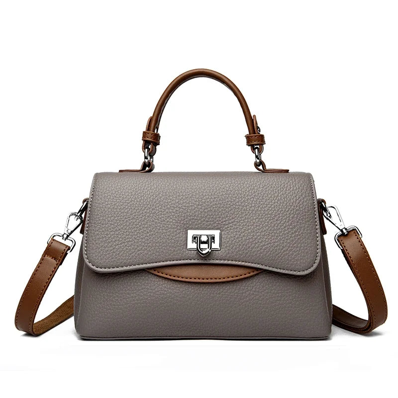 Luxury Large Capacity Multilayer Shoulder Bag | High-Quality PU Leather Designer Messenger | Sophisticated Sequined Casual Tote | Fashion-Forward Crossbody with Smart Partitioning Luxegan