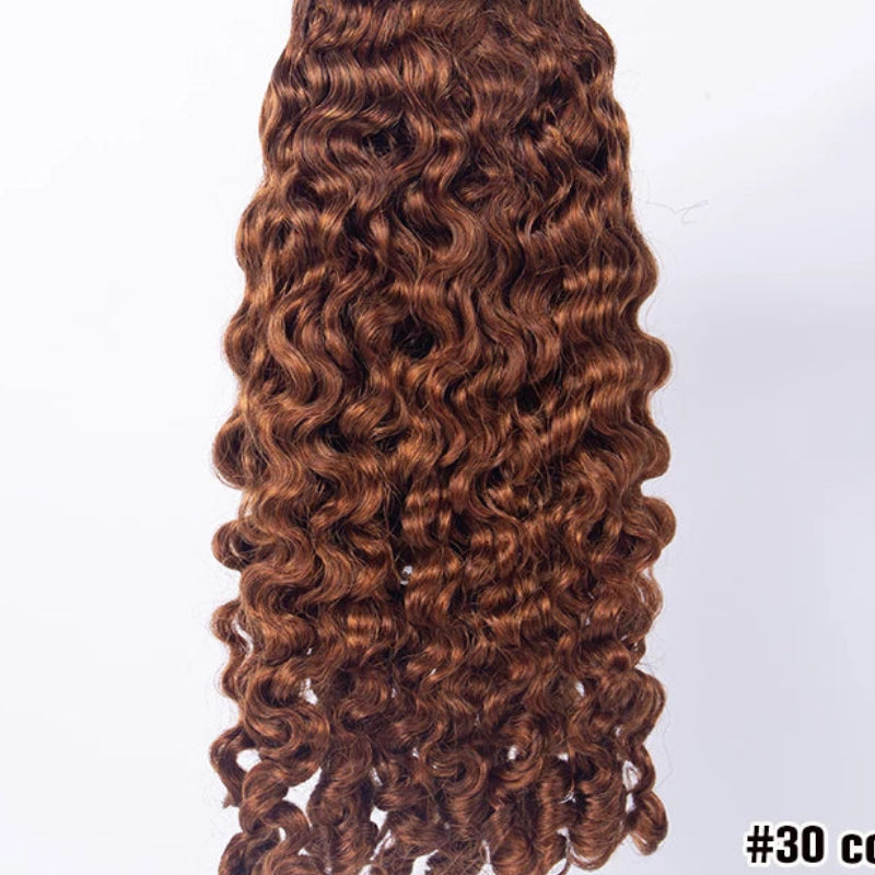 Burmese Curly Hair Bundles | 100% Remy Human Hair | 10–28 Inches Luxegan