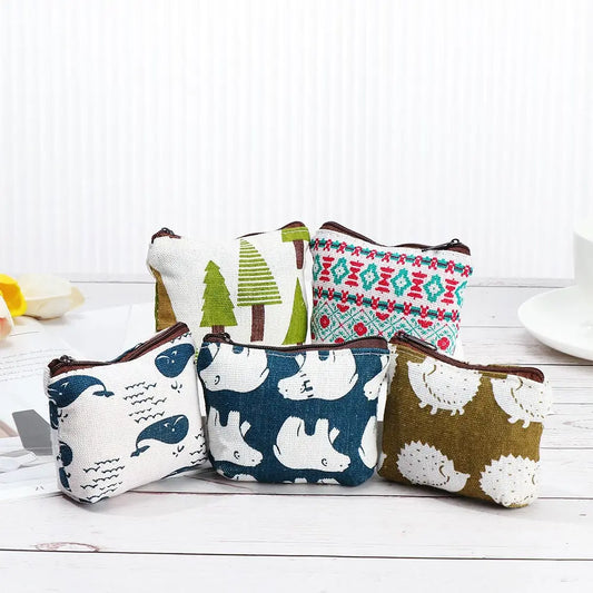 Cute Animals Wallet | Zipper Purse & Cartoon Small Coin Purse Luxegan