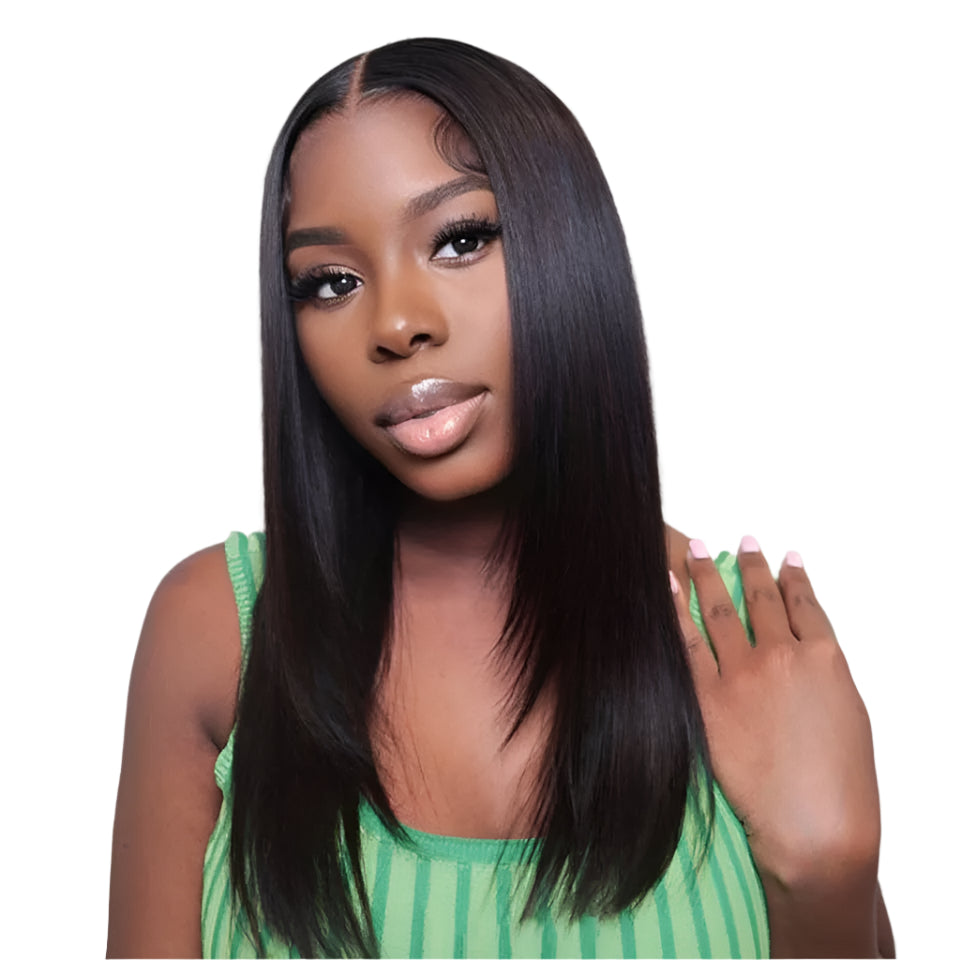 Golden Blonde #30 Straight T-Part Lace Front Wig | Indian Remy Human Hair Luxegan
