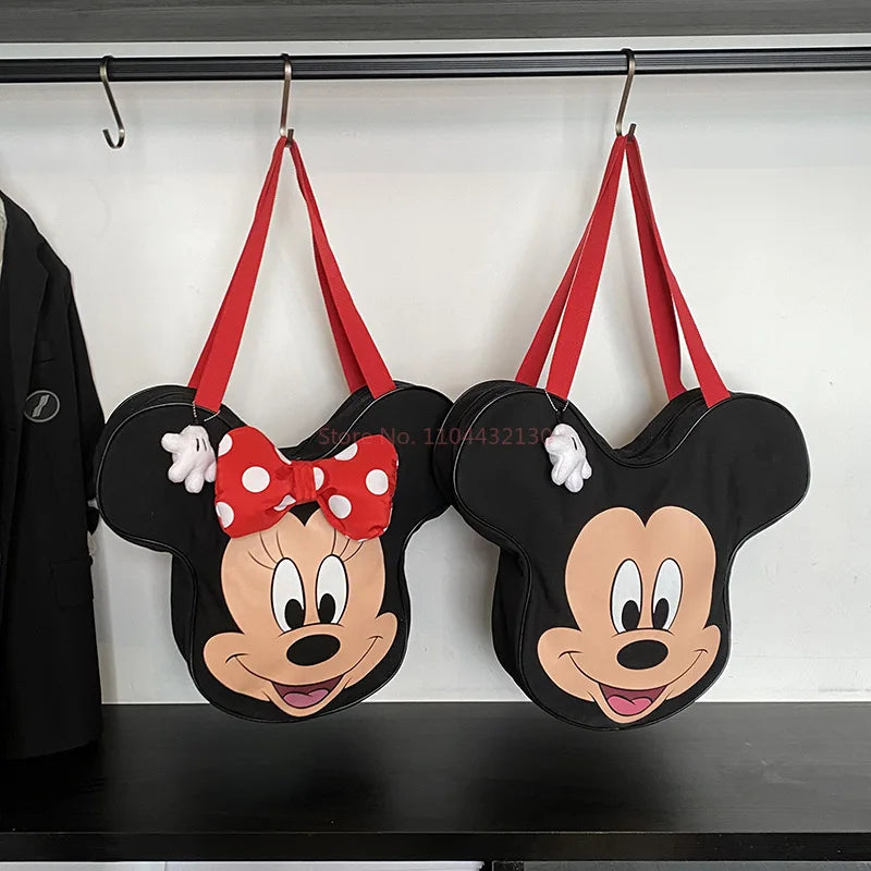 Unisex Disney Cartoon Canvas Tote | Large Capacity Shopping Bag Luxegan