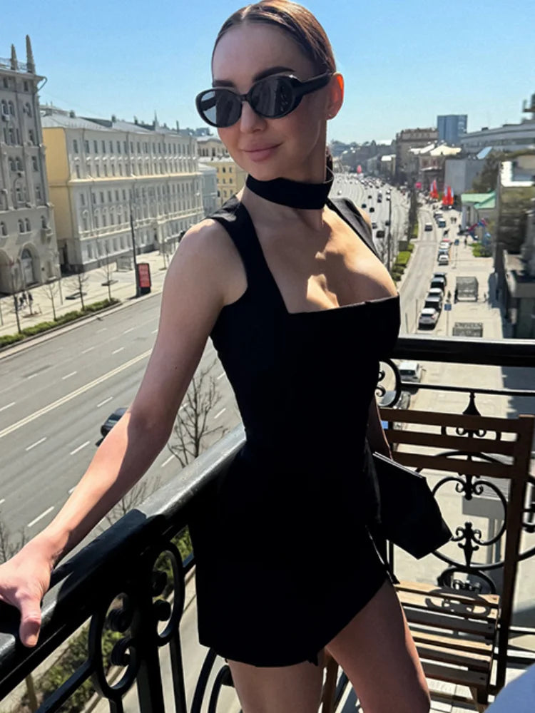 Elegant Floral Printed Mini Dress | Chic V-Neck Full Sleeve Single-Breasted Gown | Fashionable Slim Fit A-Line Short Dress | Premium Tatting Non-Stretch Summer Party Robe Luxegan