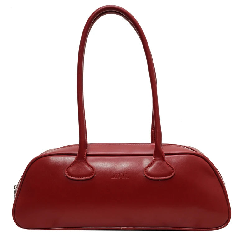 High-Quality Portable Women's Underarm Bag | Simple Designer Shoulder Bag & PU Leather Handbag Luxegan
