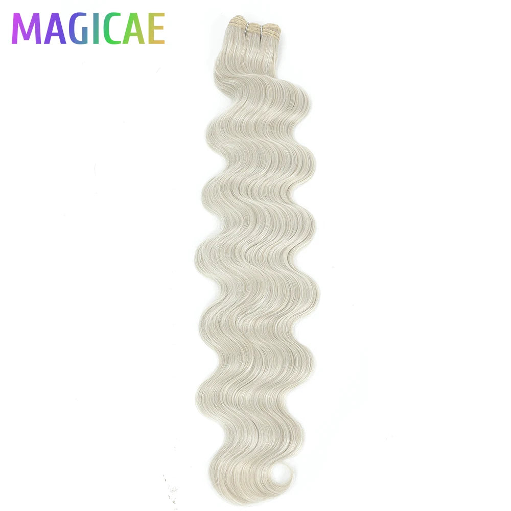 26–30 Inch Synthetic Body Wave Hair Weave Bundles | 150g–200g