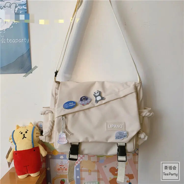 Canvas Diagonal Cross Bag | Youth Fashion Casual Shoulder Bag & Messenger Bag Luxegan