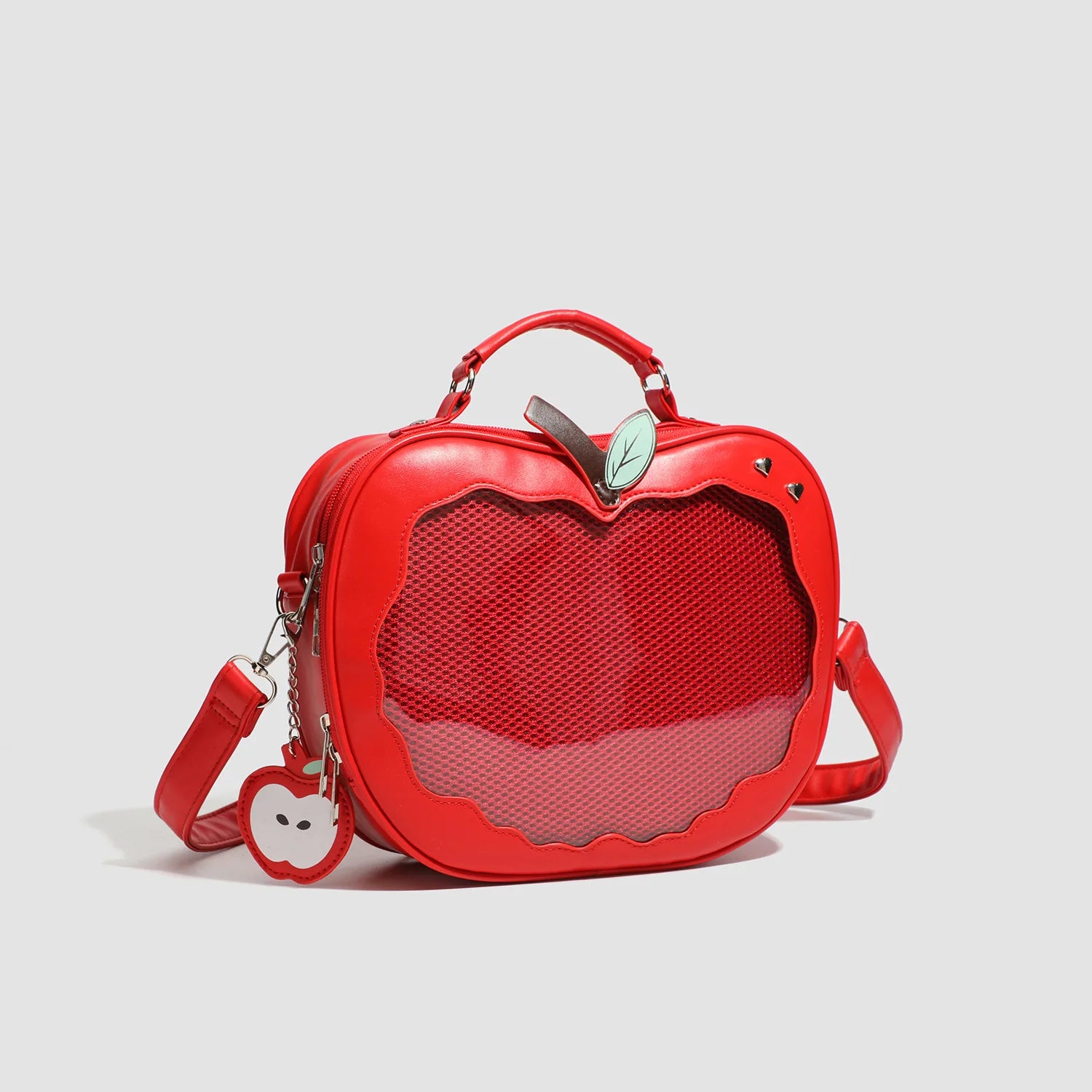Apple Ita Bag Style PU Leather Tote | High Capacity Solid Color Vintage Handbag for Women & Teenage Girls Luxegan