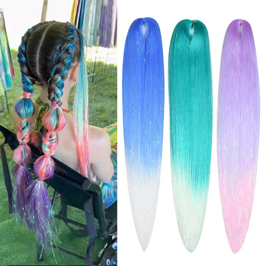 Pre-Stretched Kanekalon Braiding Hair 22 Inch | 60G Yaki Straight Twist Braid | 105 Colors
