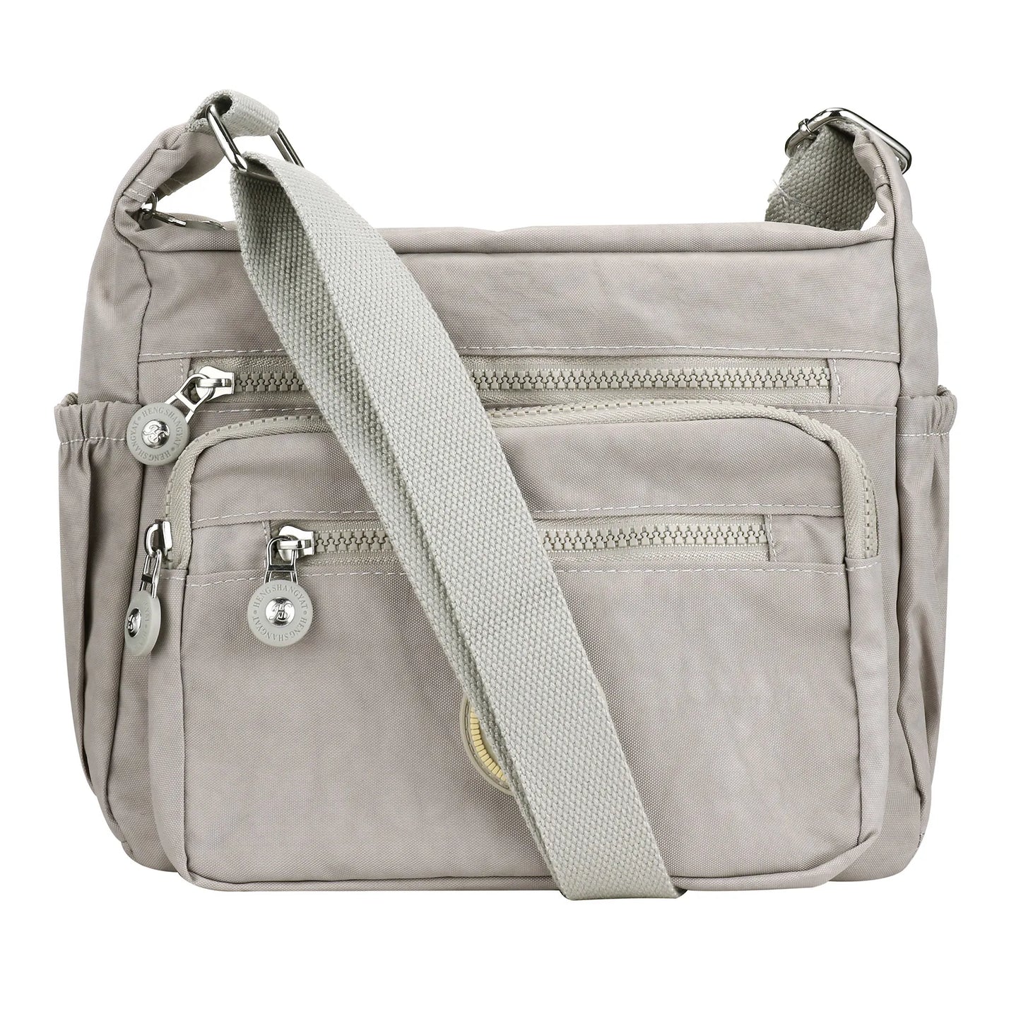 Multi-Pocket Casual Crossbody Bag | Waterproof Nylon Travel Messenger Bag | Women's Versatile Shoulder Purse | Large Capacity Everyday Satchel (Model 21062414312910146) Luxegan