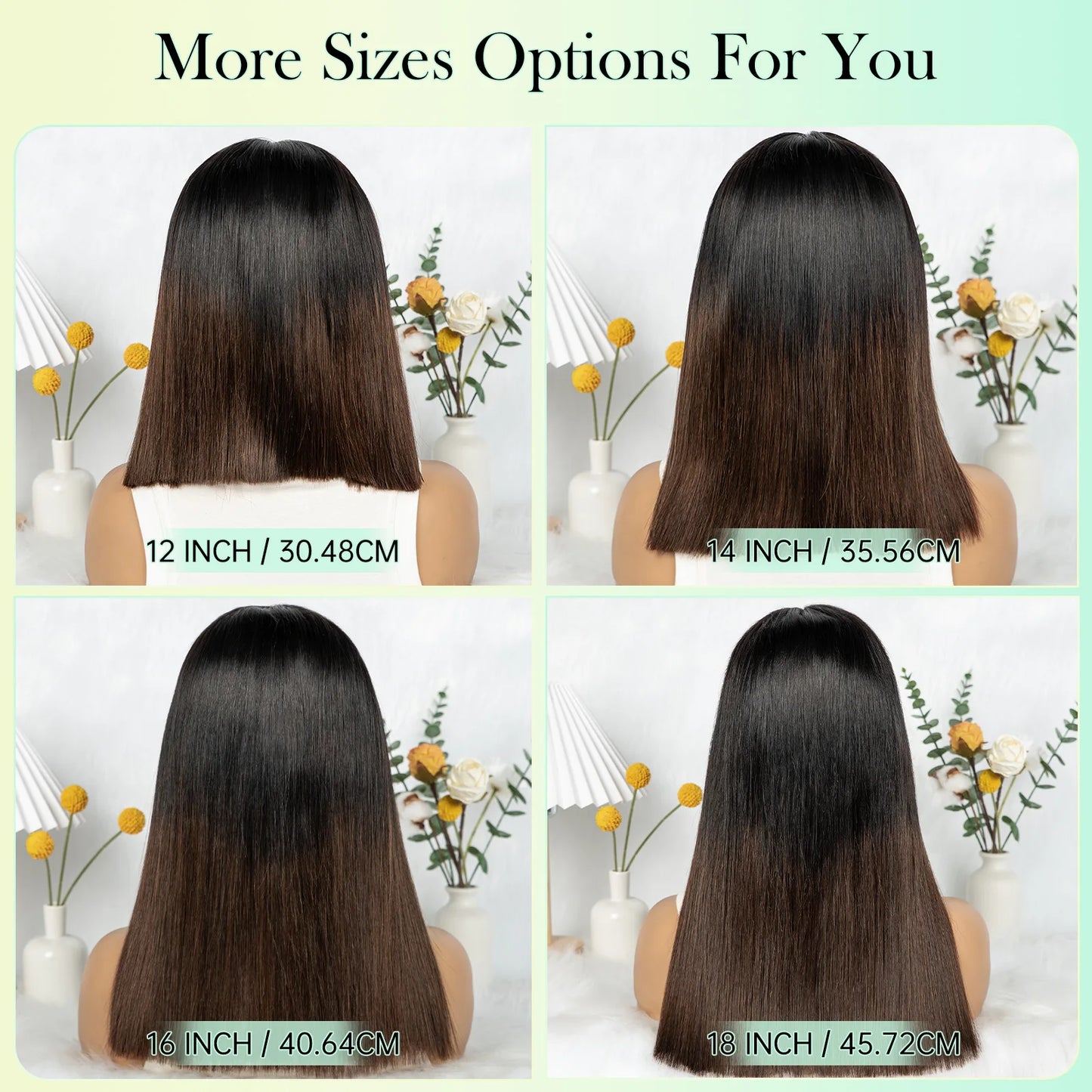 2x6 HD Lace Closure Wig 16A Double Drawn Raw Vietnamese Human Hair Wig 1BT4 Color Bone Straight Human Hair Wig for Black Women