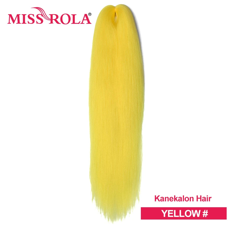 Jumbo Pre-Stretched Kanekalon Braiding Hair 24in – Ombré & Solid Colors Twist Braid Extensions - view 58