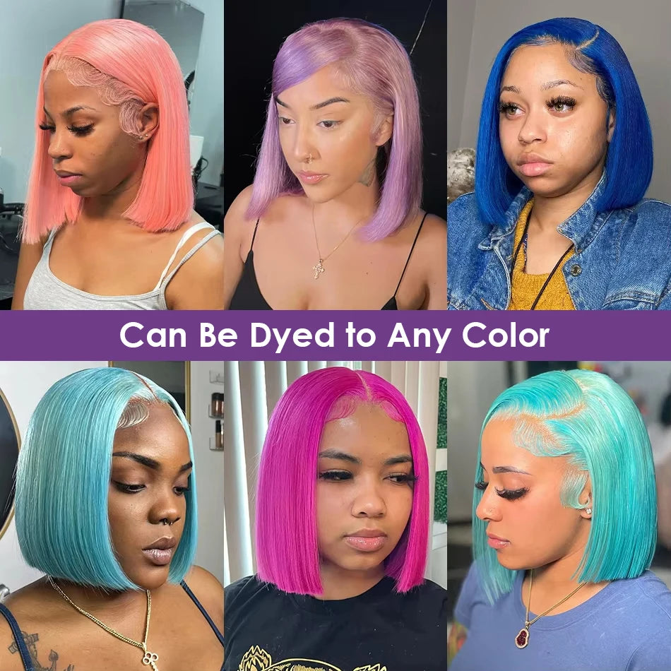 Honey Blonde #613 Straight Bob Wig | Sophisticated "13x4 Lace Frontal" Silhouette | Elegant 200% Density HD Transparent Unit | "Dignified" High-Performance Brazilian Human Hair for Radiant Versatile Styling Luxegan 