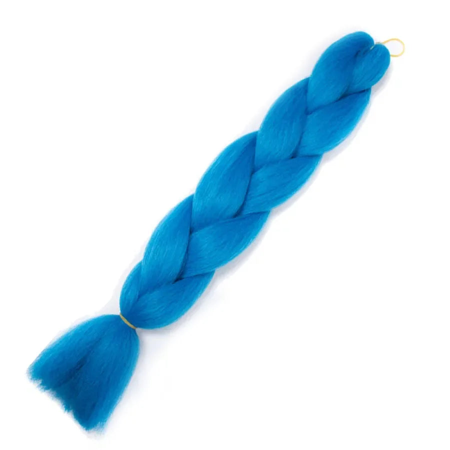 Synthetic Jumbo Braid Kanekalon Braiding Hair 24in | Ombre & Solid Colors | 100g