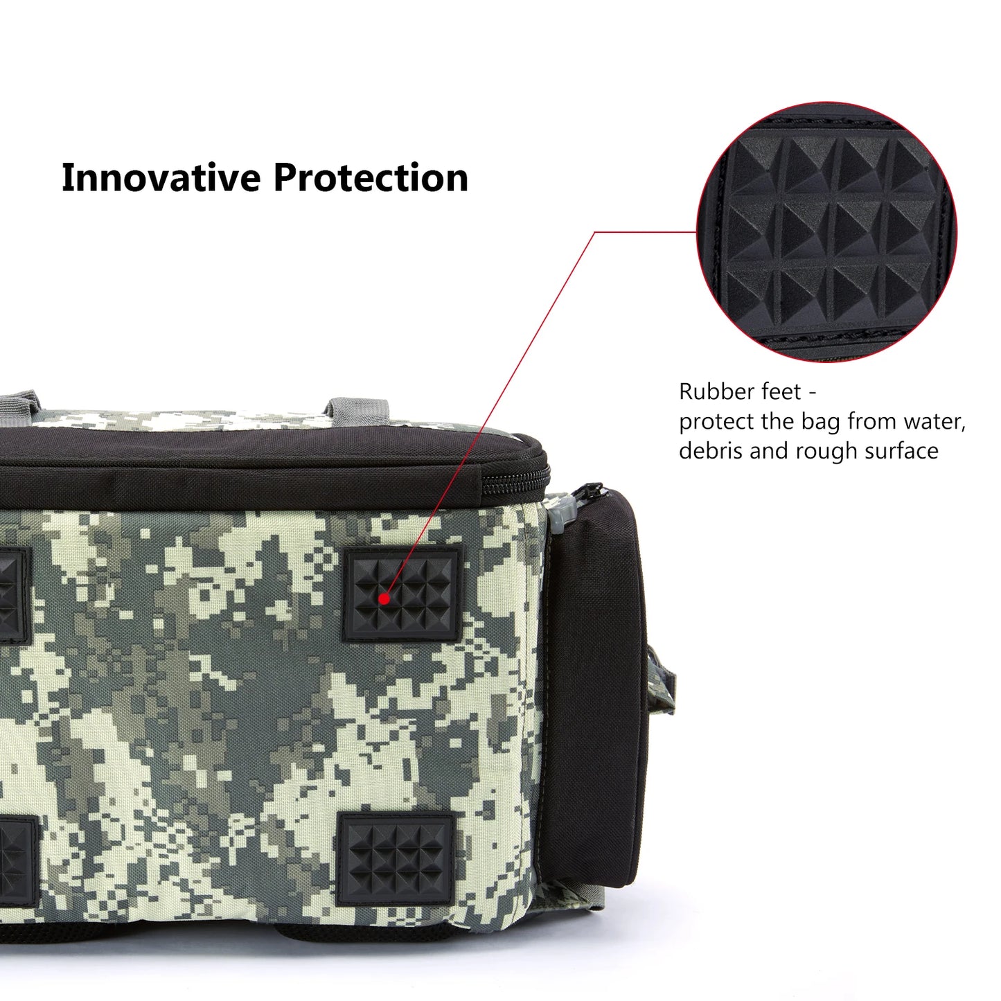 Mochila de pesca Bassdash, liviana, táctica, caja de aparejos, multifuncional