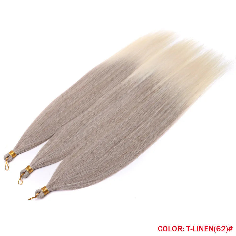 28 Inch Ariel Straight Synthetic Crochet Braids Hair – Ombre & Solid Colors | 300g | 24 Shades - view 25