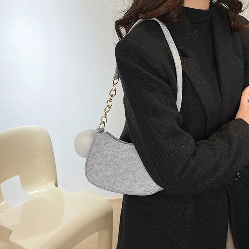 TPU Hard Bucket Armpit Bag | Small Fashion Crossbody Tote Luxegan