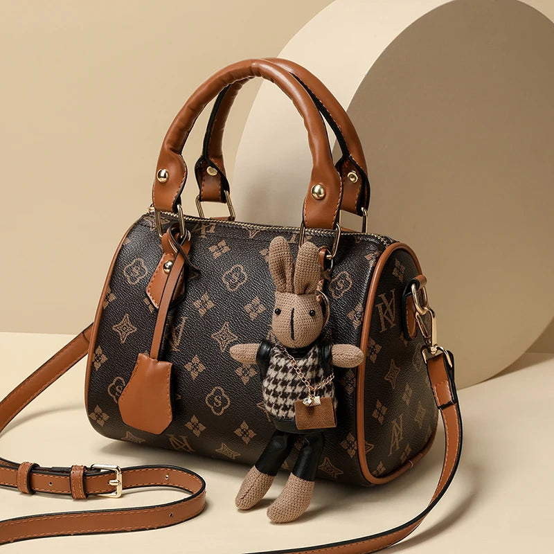 High-End Bags for Women | Fashionable Hand-Held Lock Buckle Bag, Small Square Bag, New Styles & Versatile Luxegan