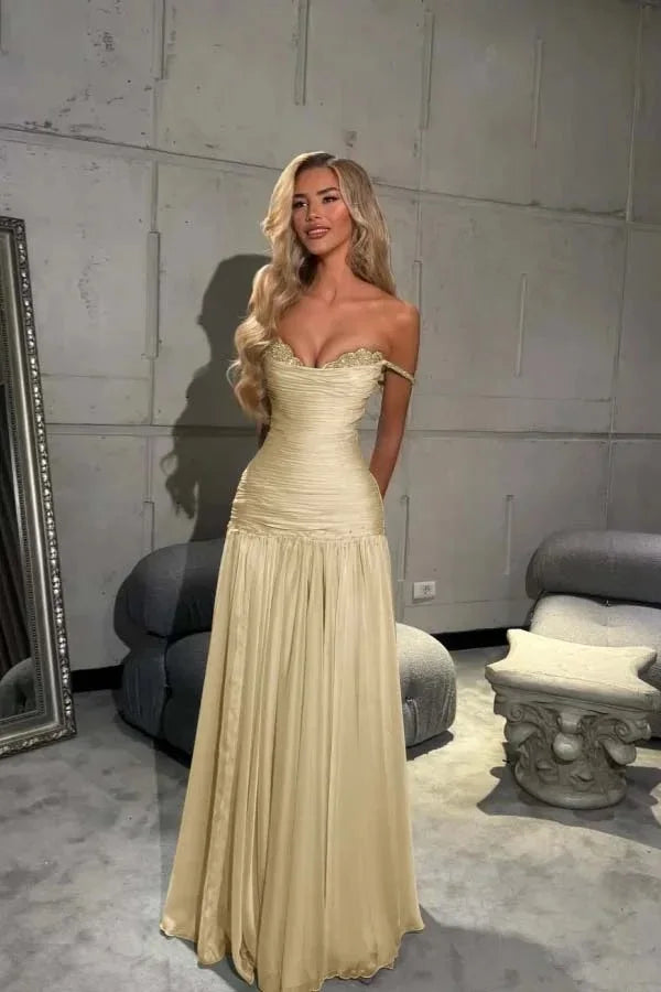 Verngo Blue Chiffon Evening Dress Off The Shoulder Mermaid Party Dresses Appliques Prom Dresses 2026Customized شارون سعيد