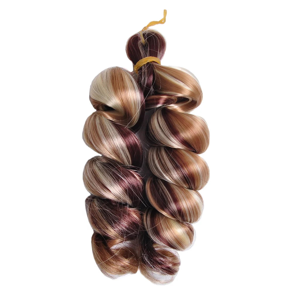 12 Inch French Curls Loose Wave Crochet Braids – Spiral Curly Synthetic Hair for Women - view 24