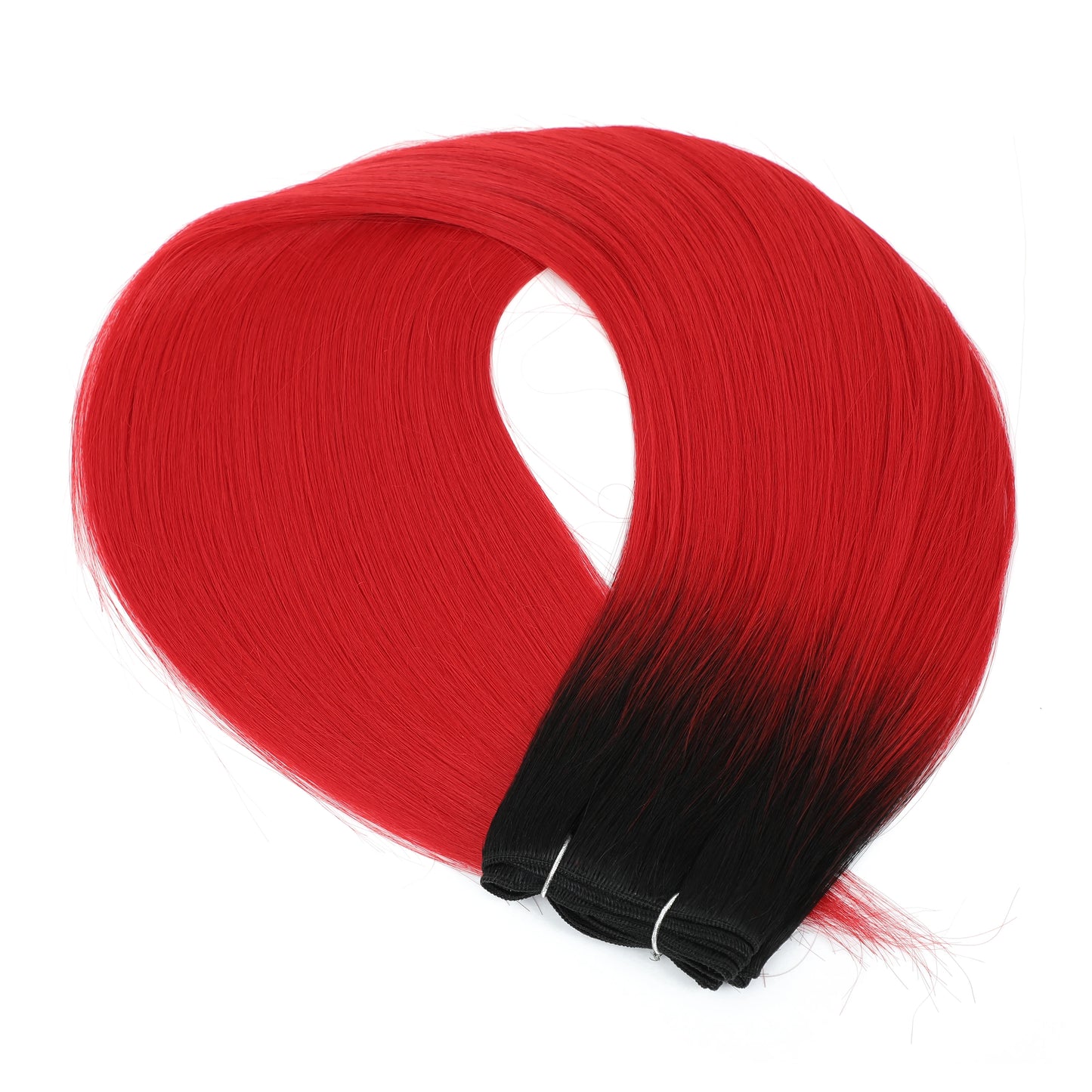 Bone Straight Synthetic Hair Extensions | Yaki Texture | 24–32 Inches