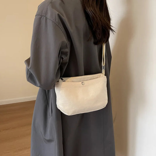 Canvas Phone Bag for Women | Vintage Handbags & Casual Shoulder Crossbody Bags (Unisex Messenger & Zipper Shopper Bolsas) Luxegan