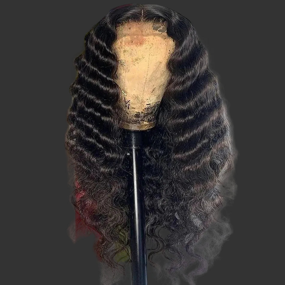 Honey Blonde Ombre Loose Deep Wave HD Lace Wig | Sophisticated 13x6 Transparent Frontal | Elegant "Brazilian Remy" 26+ Inch Silhouette | "Dignified" Pre-Plucked Curly Human Hair for Radiant Versatile Styling Luxegan